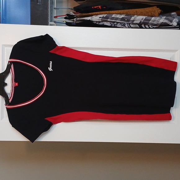 Guess Dresses & Skirts - Y2K Guess Black and Red Mini Dress